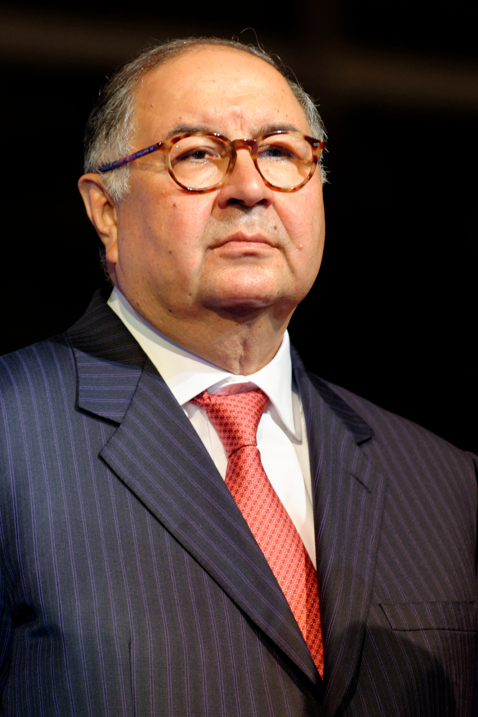 Alisher Usmanov在2013年世界擊劍錦標賽現場