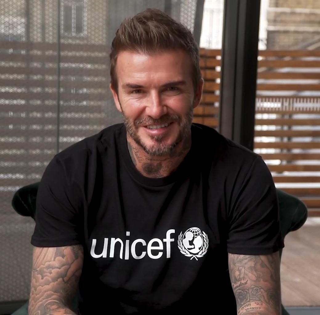 David Beckham 本人照片