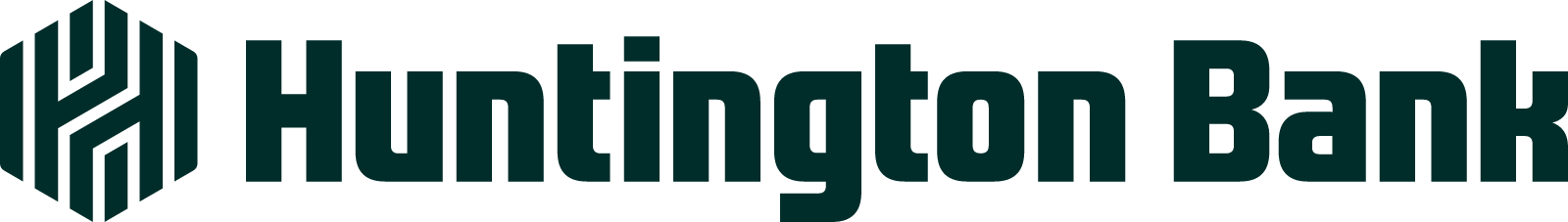 Huntington Bank官方深綠色完整標識