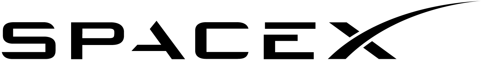 SpaceX 黑色文字标志